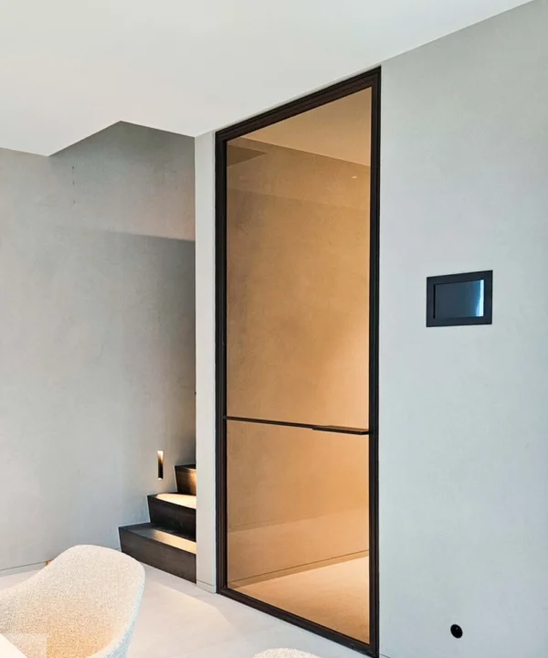 Draaideur onzichtbare scharnieren 2